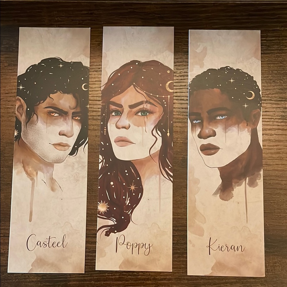 From Blood and Ash Inspired Character Bookmark Set